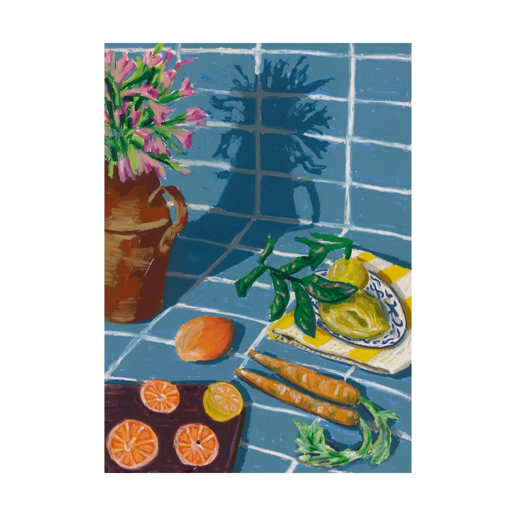 Composition in Blue plakat, 30x40 cm Paper Collective