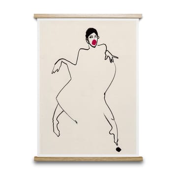Danser plakat - model 02 50x70 cm - Paper Collective