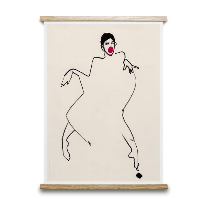 Danser plakat - model 02 50x70 cm - Paper Collective