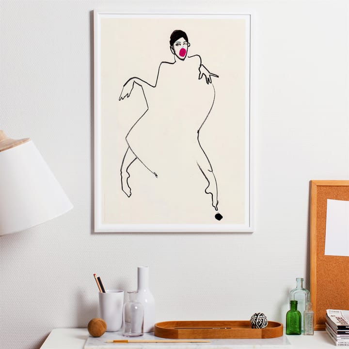 Danser plakat - model 02 50x70 cm - Paper Collective
