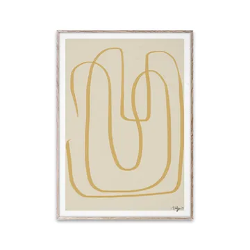 Different Ways I plakat gul - 30x40 cm - Paper Collective