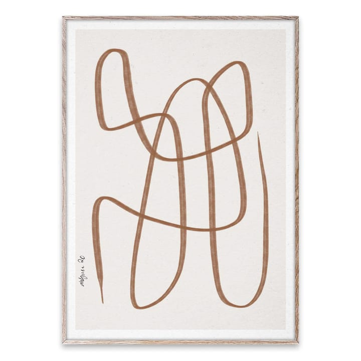 Different Ways plakat brun - 50x70 cm - Paper Collective