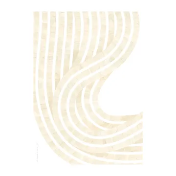 Entropy Sand 01 plakat - 50x70 cm - Paper Collective