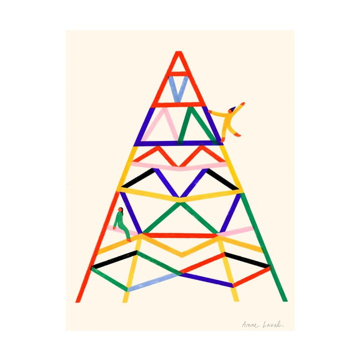 Escalader plakat - 30x40 cm - Paper Collective