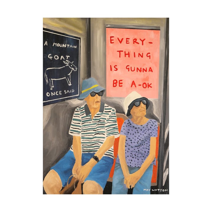 Everything Is Gunna Be OK plakat, 30x40 cm Paper Collective