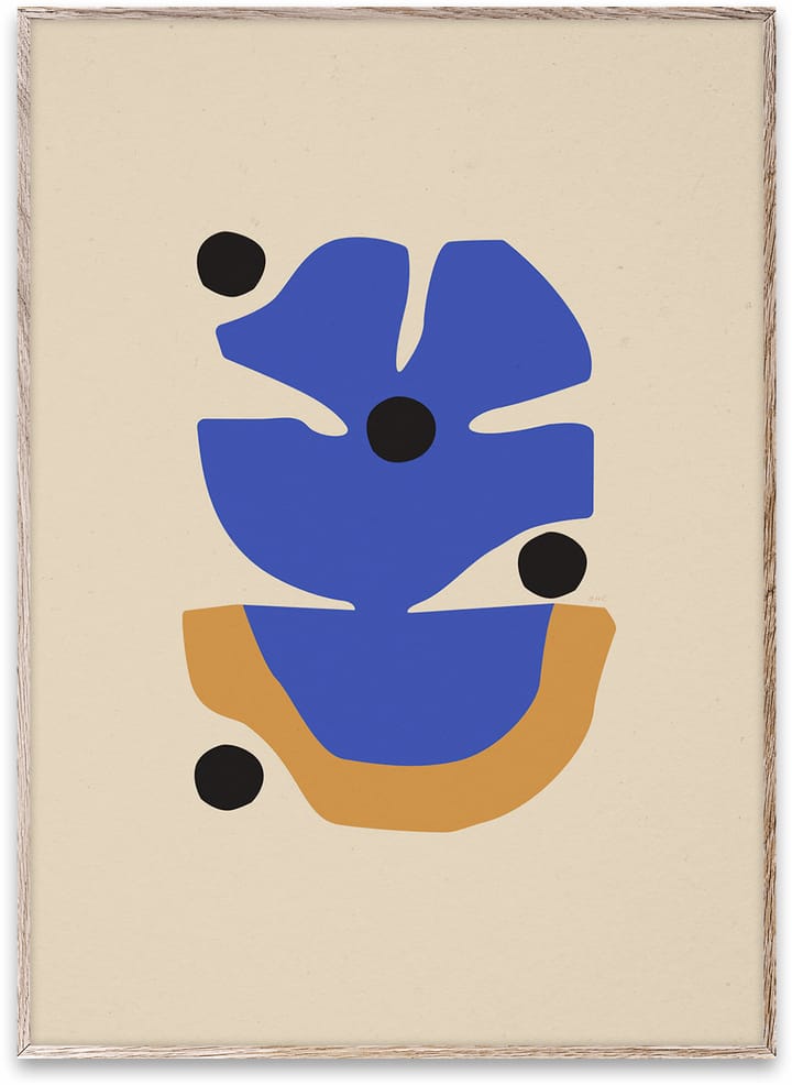 Flor Azul plakat - 50x70 cm - Paper Collective