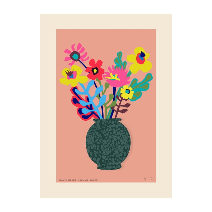 Flower Studies 02 (Sommer) plakat - 30x40 cm - Paper Collective