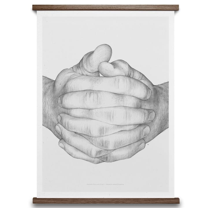 Folded Hands plakat - 50 x 70 cm - Paper Collective