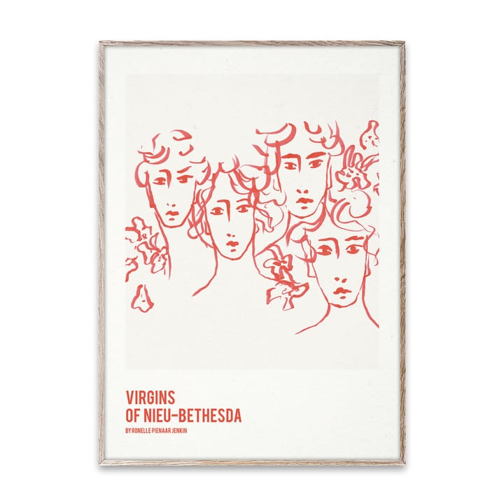 Four Faces plakat - 30x40 cm - Paper Collective
