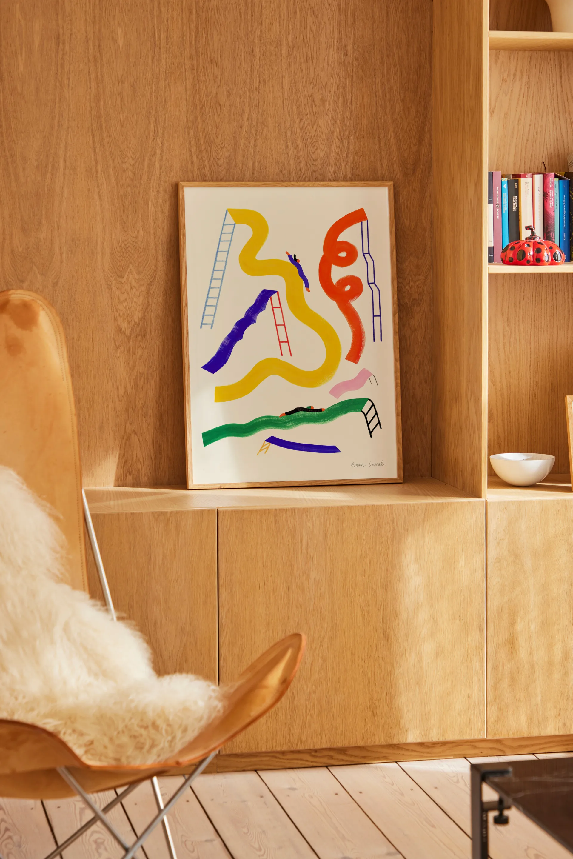 Glisser plakat, 50x70 cm Paper Collective