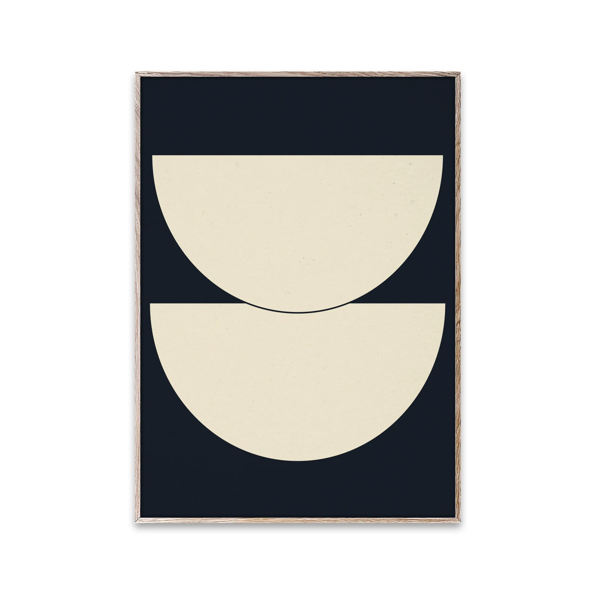 Half Circles I plakat blå, 30x40 cm Paper Collective