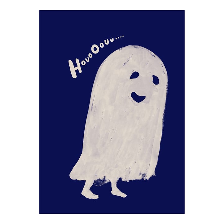 HouoOouu white plakat - 50x70 cm - Paper Collective
