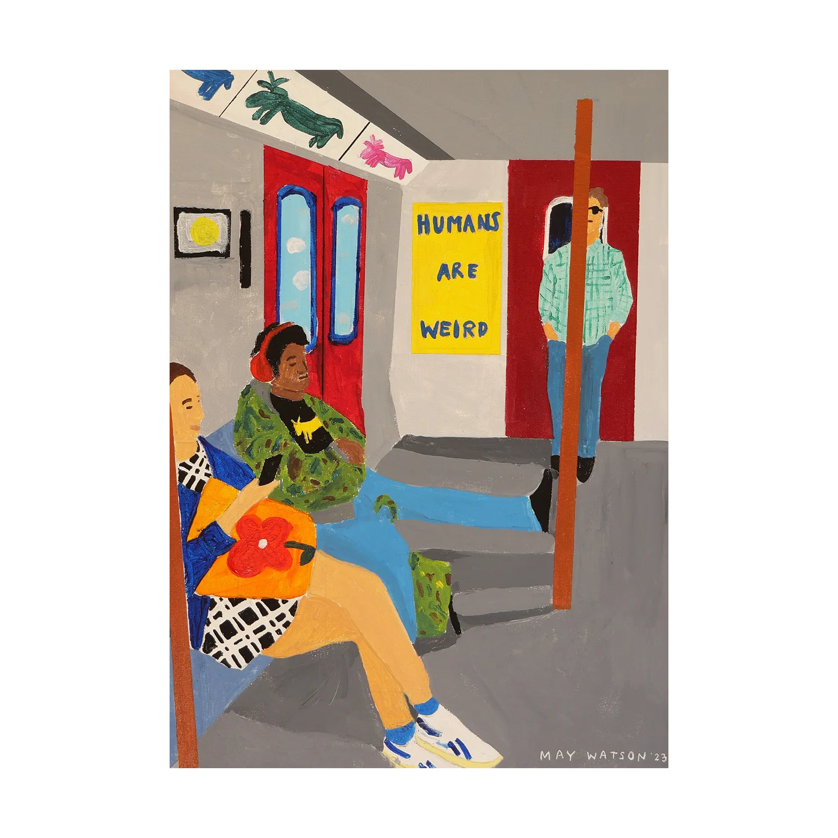 Humans Are Weird plakat, 30x40 cm Paper Collective