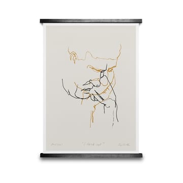 I Think Not 01 (yellow) plakat - 50x70 cm - Paper Collective