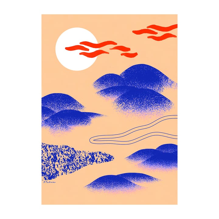 Japanese Hills plakat - 30x40 cm - Paper Collective