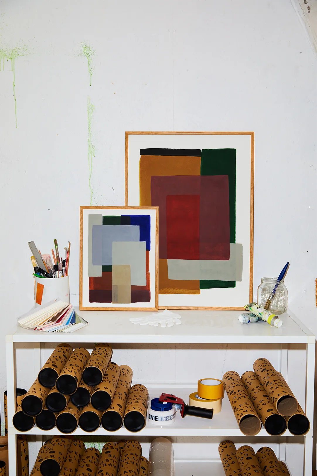 Layers 02 plakat, 30x40 cm Paper Collective