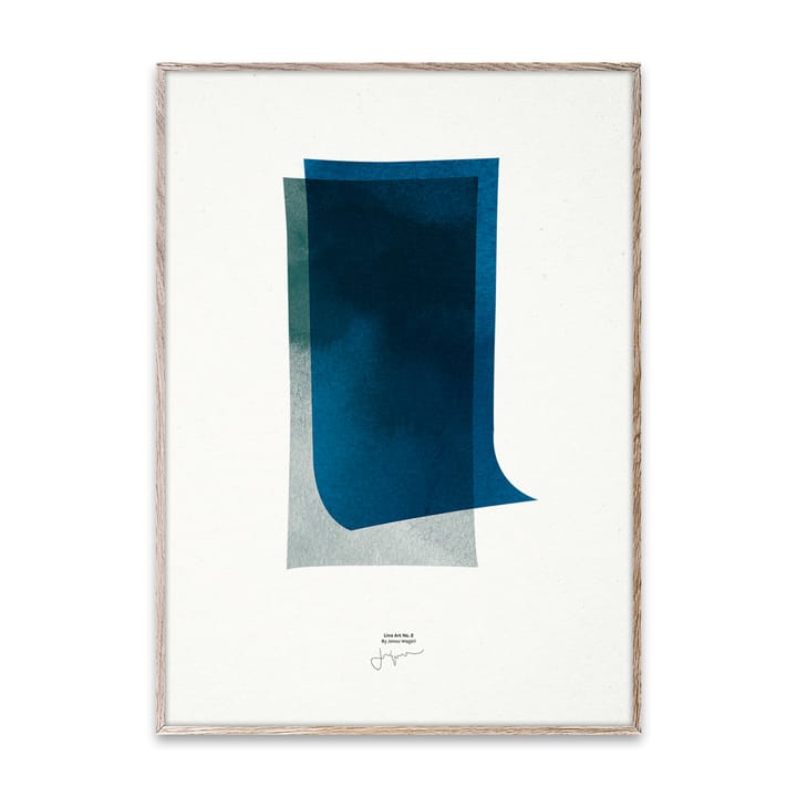 Line Art 02 plakat   - 30x40 cm - Paper Collective