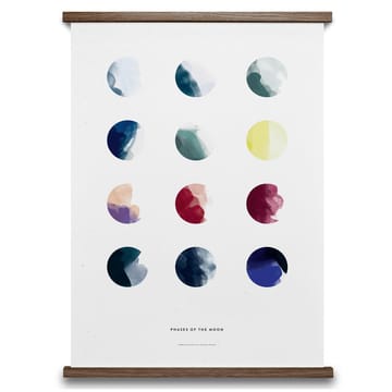 Moon Phases plakat - 50 x 70 cm - Paper Collective