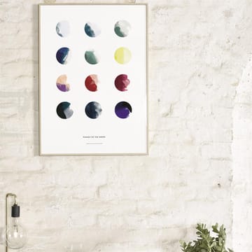 Moon Phases plakat - 50 x 70 cm - Paper Collective