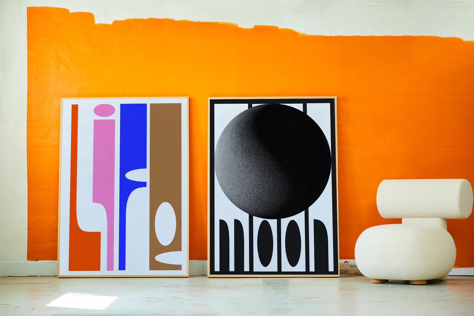 Moon plakat, 50x70 cm Paper Collective