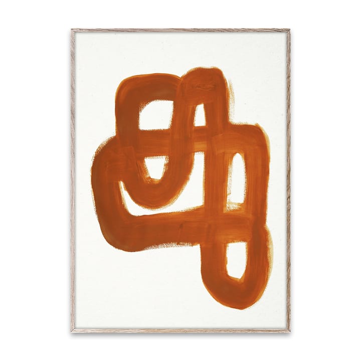 Orange Brush plakat, 30x40 cm Paper Collective