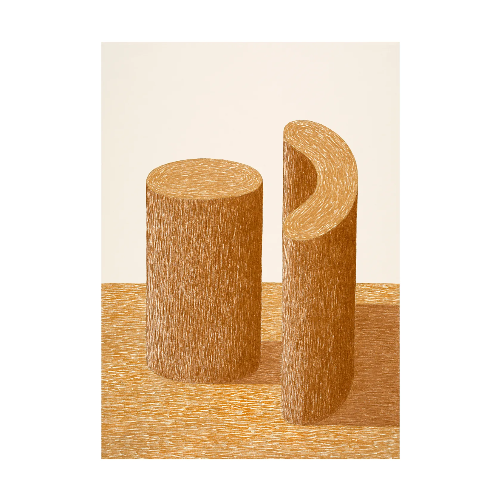 Piliers 02 plakat, 50x70 cm Paper Collective