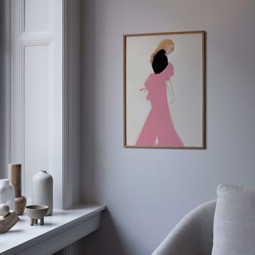 Pink Dress plakat - 30x40 cm - Paper Collective