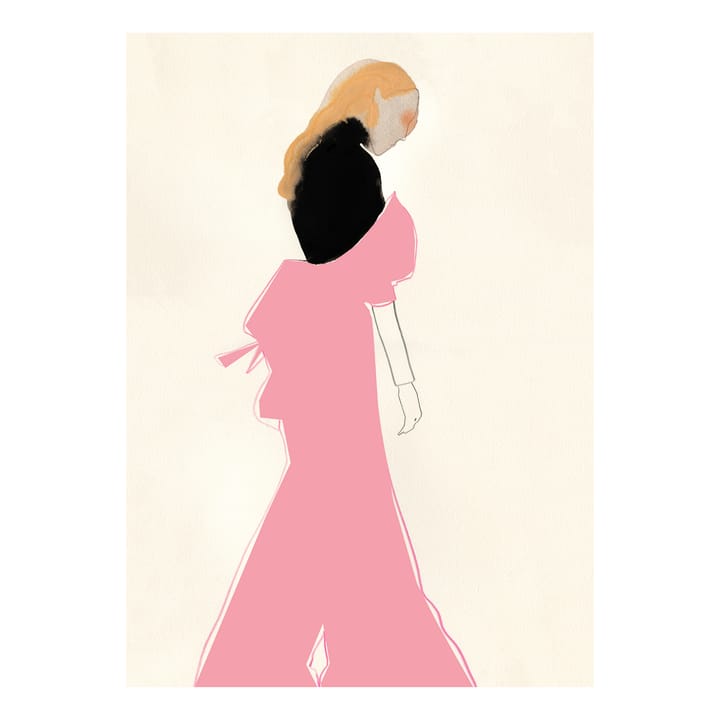 Pink Dress plakat - 50x70 cm - Paper Collective