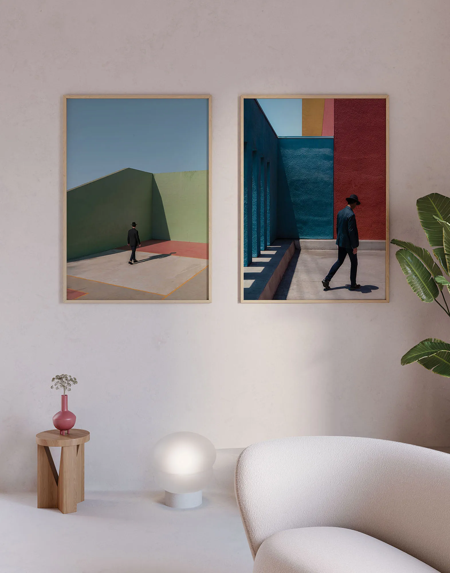 Primary Spaces plakat, 50x70 cm Paper Collective