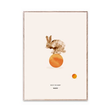 Rocky the Rabbit plakat - 50x70 cm - Paper Collective