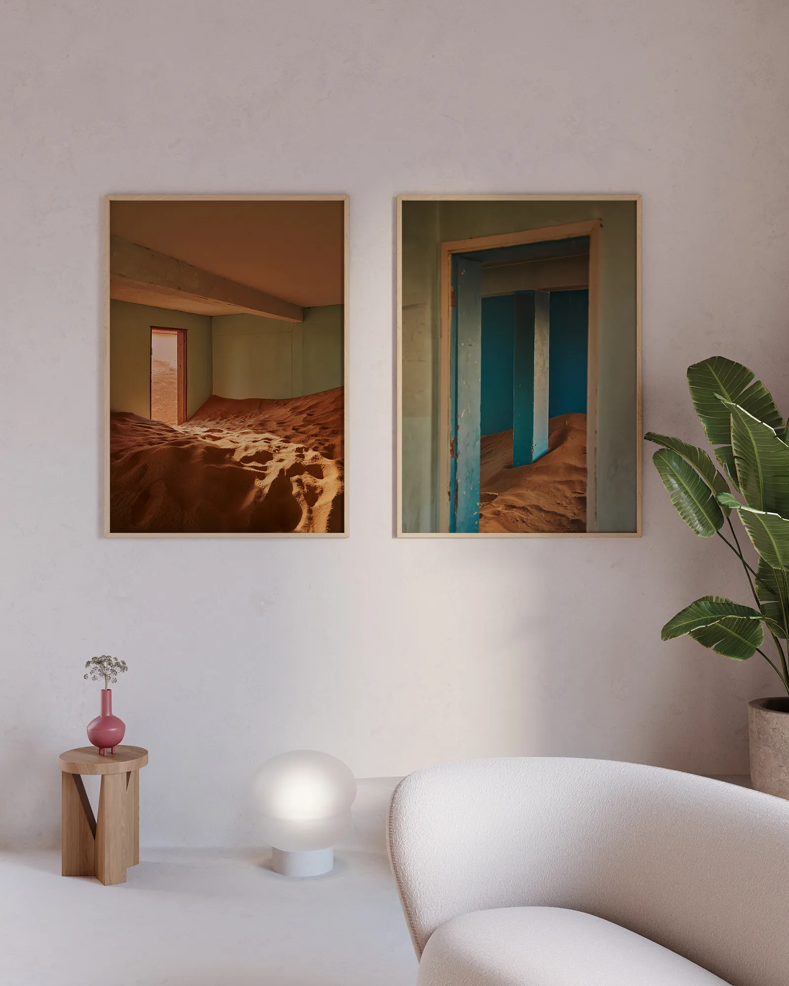 Sand Village III plakat, 50x70 cm Paper Collective