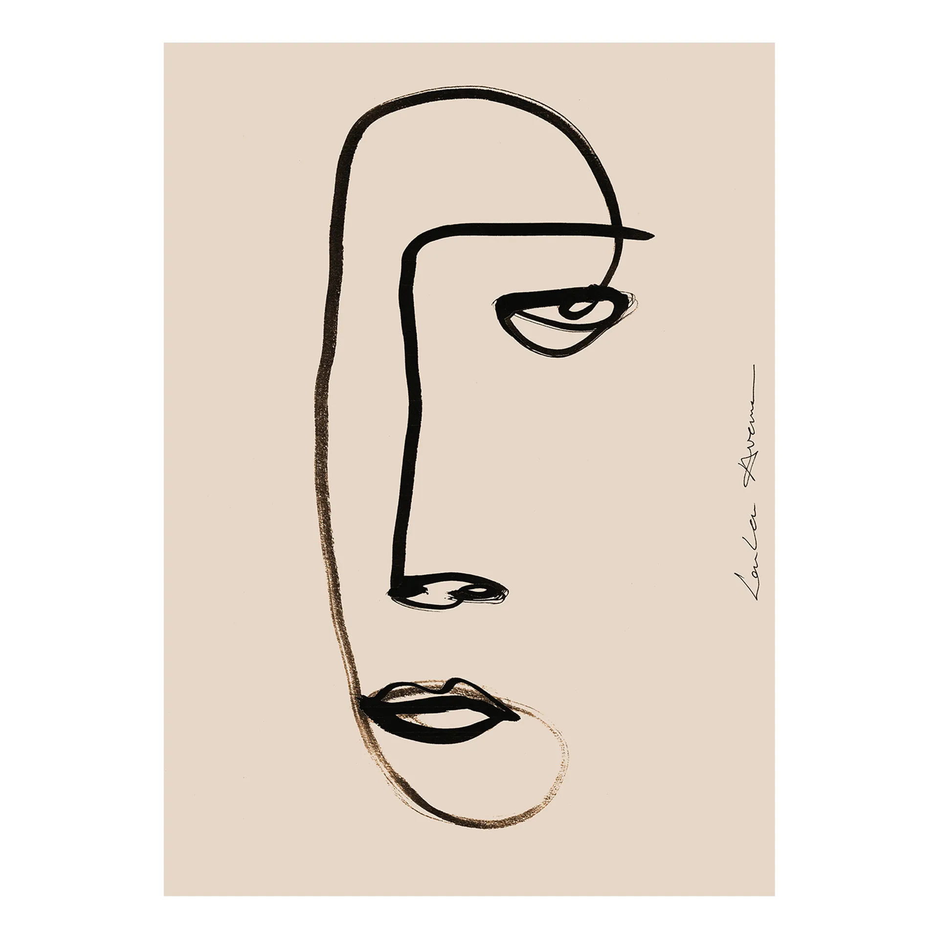 Serious Dreamer plakat, 30x40 cm Paper Collective
