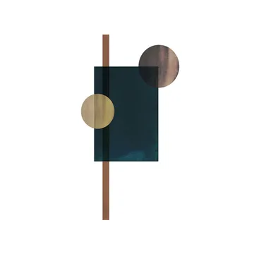 Shapes of Colour 04 plakat - 50x70 cm - Paper Collective