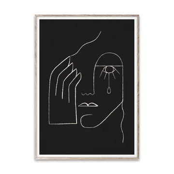 Single Tear plakat - 50x70 cm - Paper Collective