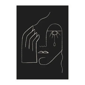 Single Tear plakat - 50x70 cm - Paper Collective