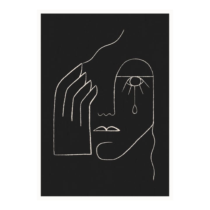Single Tear plakat - 50x70 cm - Paper Collective