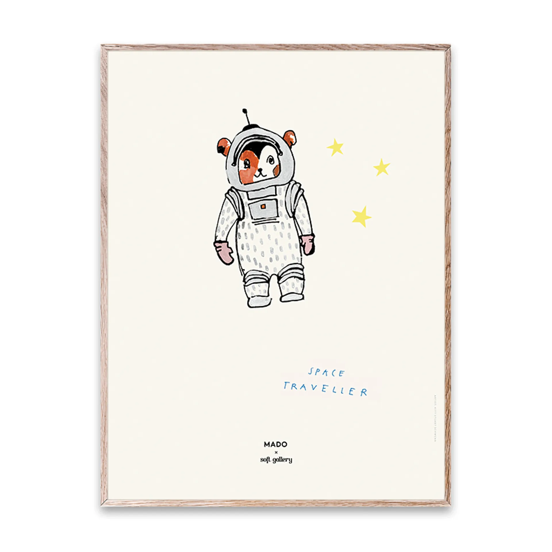 Space Traveller plakat, 30x40 cm Paper Collective