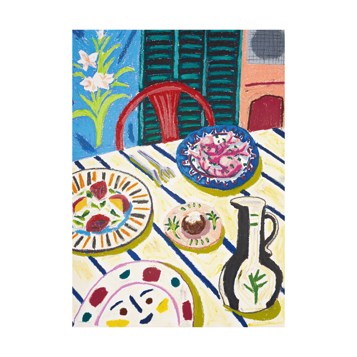 Tapas Dinner plakat - 50x70 cm - Paper Collective