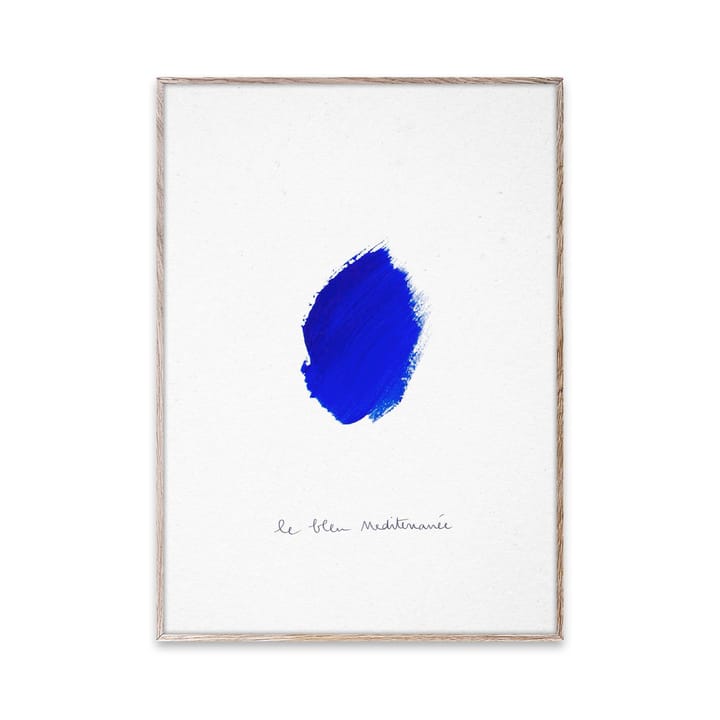 The Bleu I plakat - 30x40 cm - Paper Collective