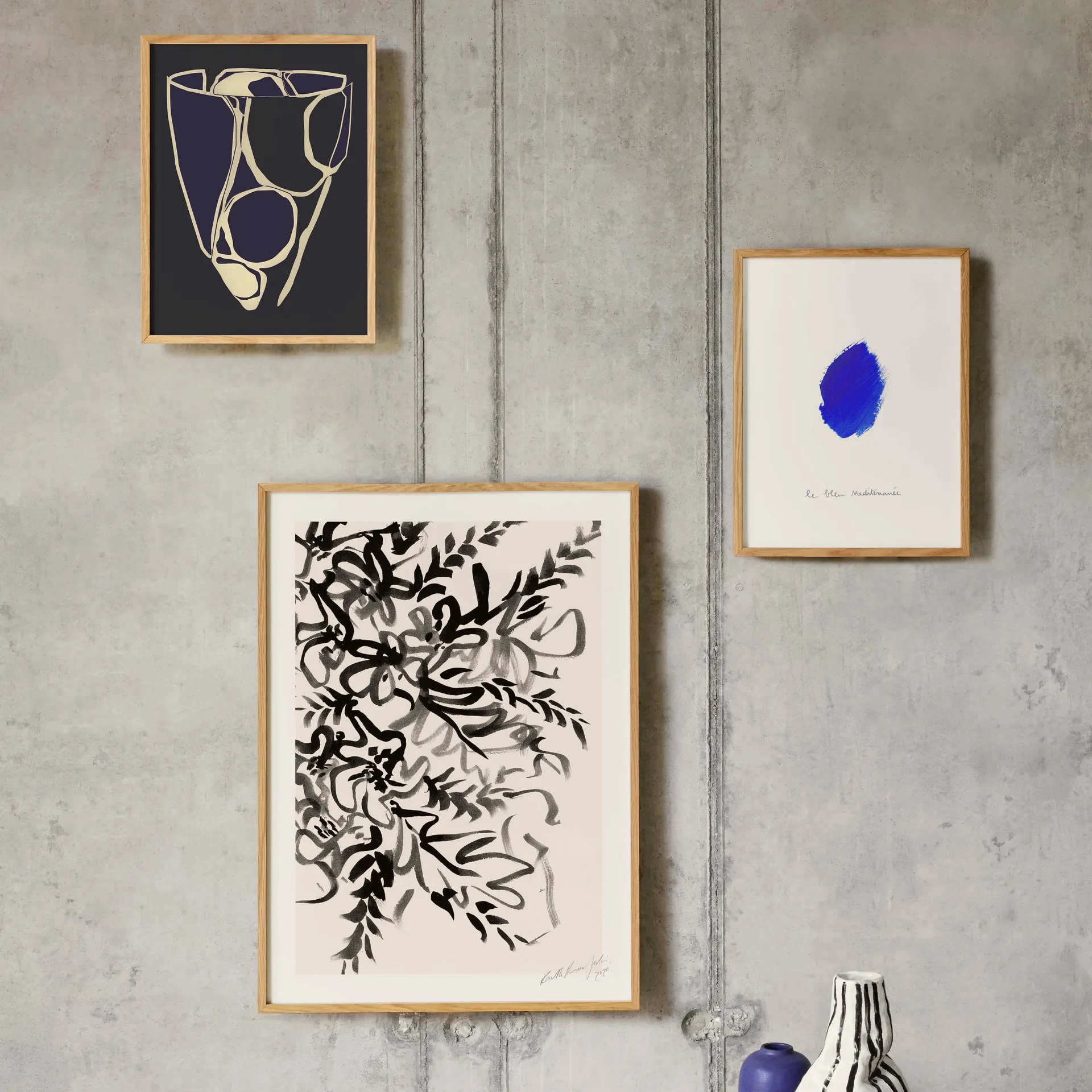 The Bleu I plakat, 30x40 cm Paper Collective