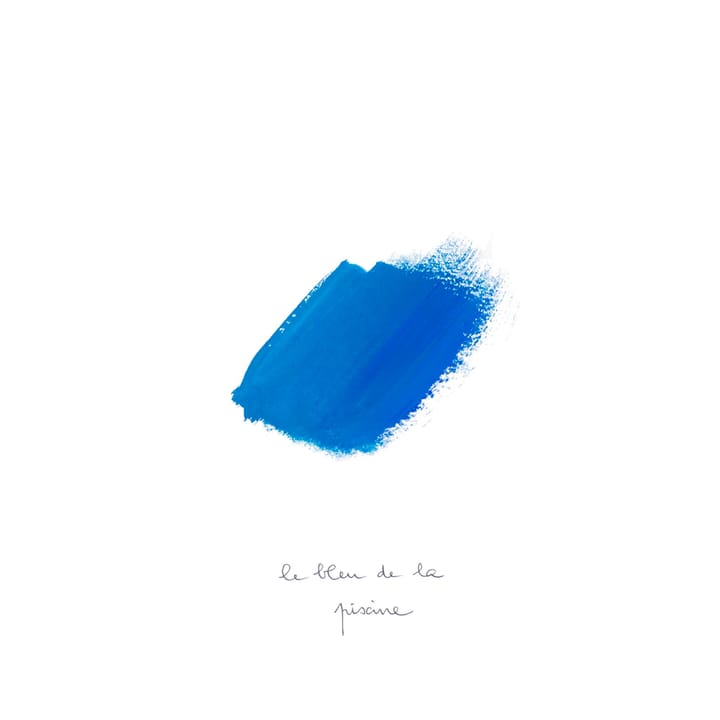 The Bleu II plakat - 30x40 cm - Paper Collective