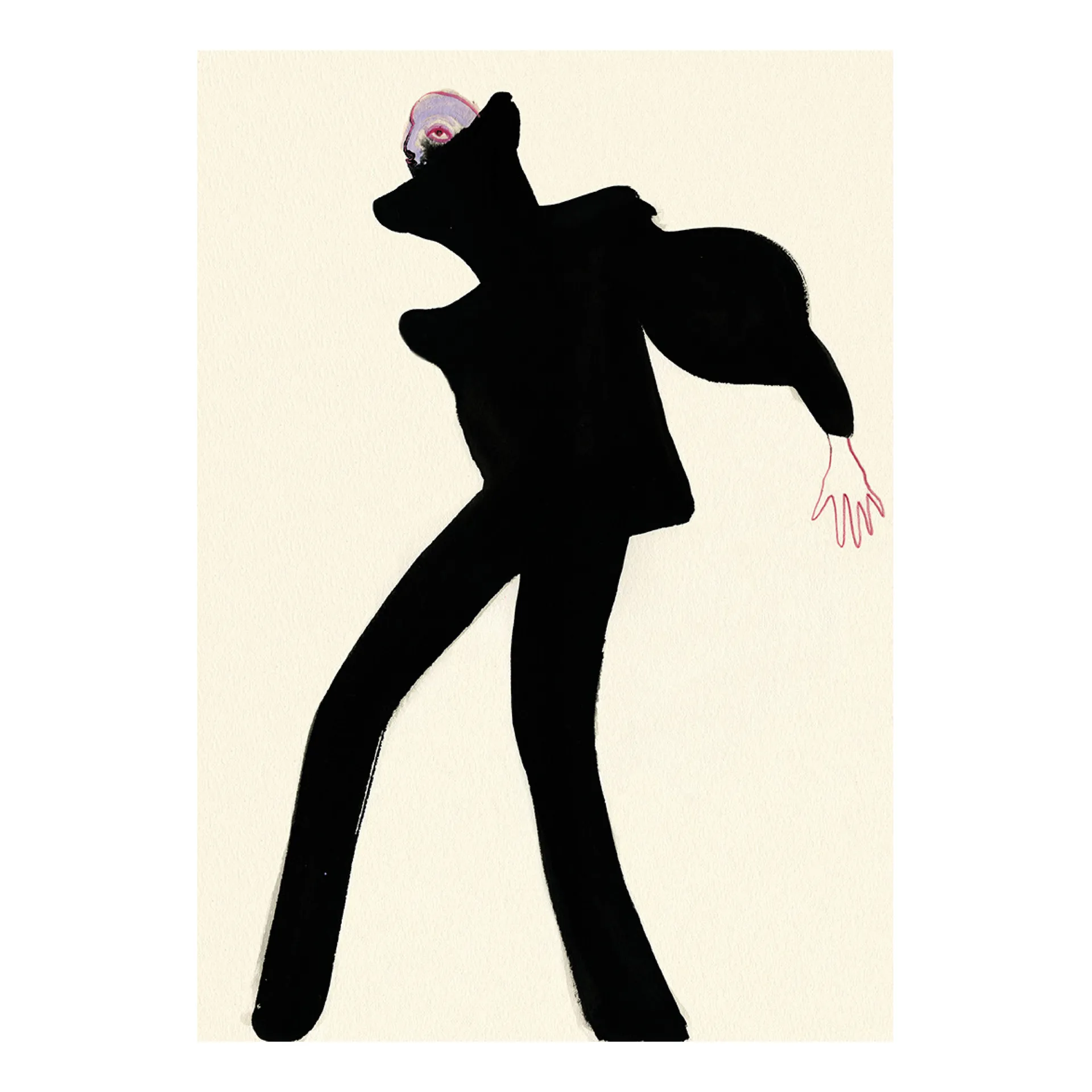 The Crow plakat, 50x70 cm Paper Collective