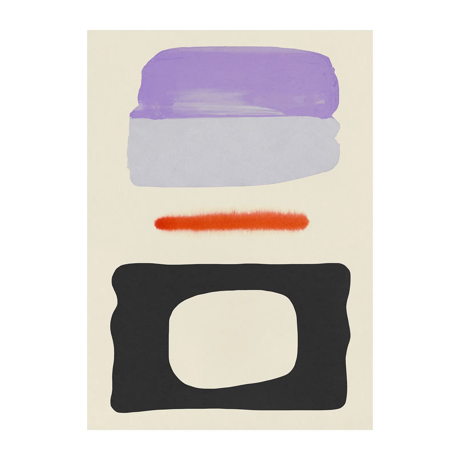 Three Shapes plakat, 30x40 cm Paper Collective