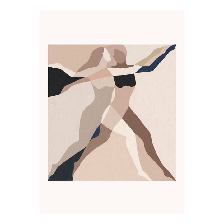Two Dancers plakat - 30x40 cm - Paper Collective