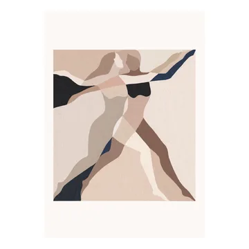 Two Dancers plakat - 50x70 cm - Paper Collective