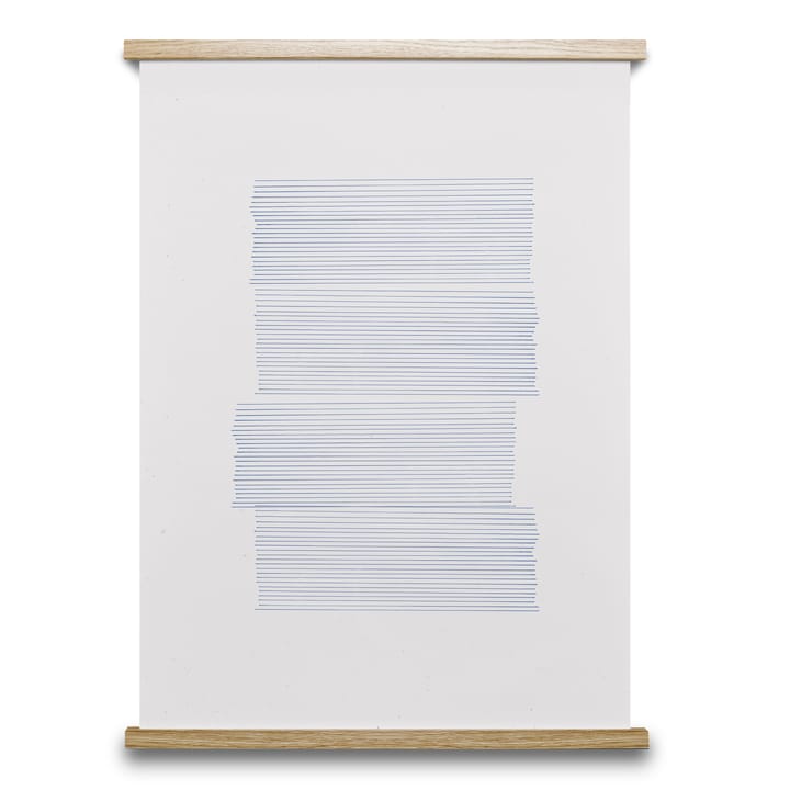Ud i det blå 01 plakat - 70x100 cm - Paper Collective