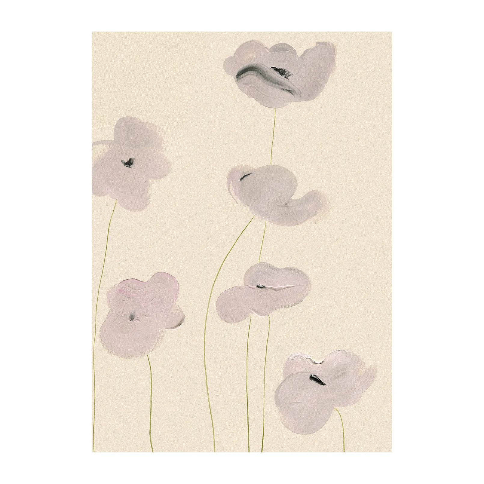 White Vallmo plakat, 30x40 cm Paper Collective