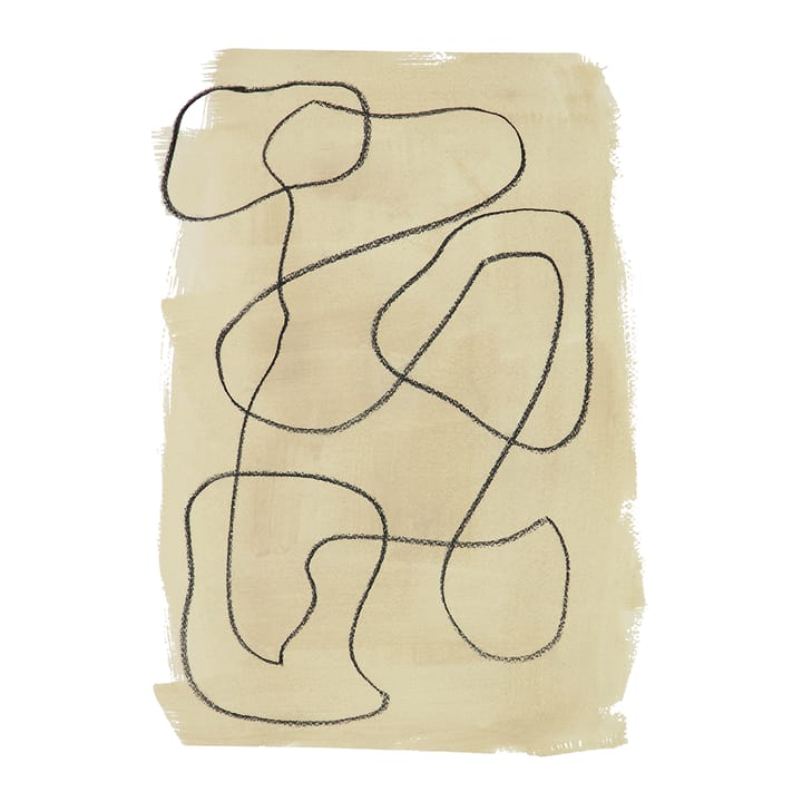 Wiggle plakat , 50x70 cm Paper Collective