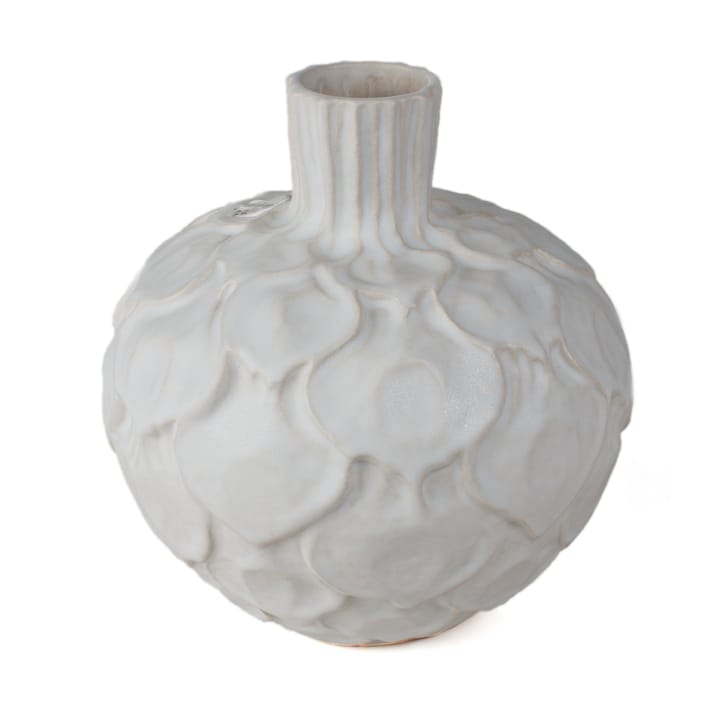 Artiskok vase hvid - 22 cm - Paradisverkstaden