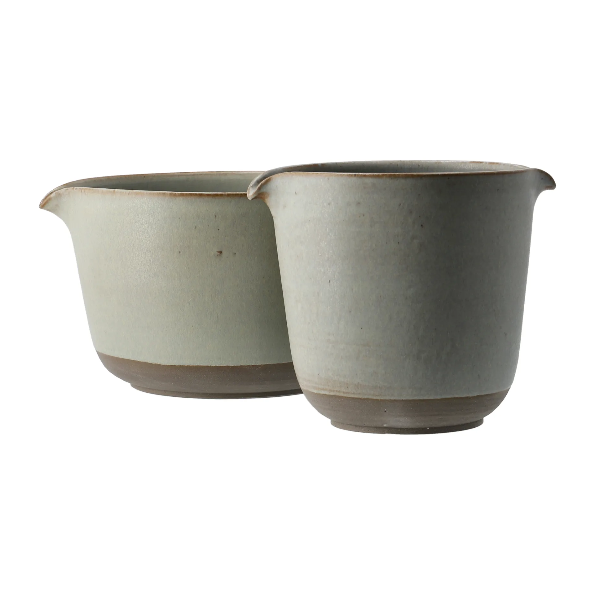 Lantliv lertøjsskål grå, 2 dele Paradisverkstaden
